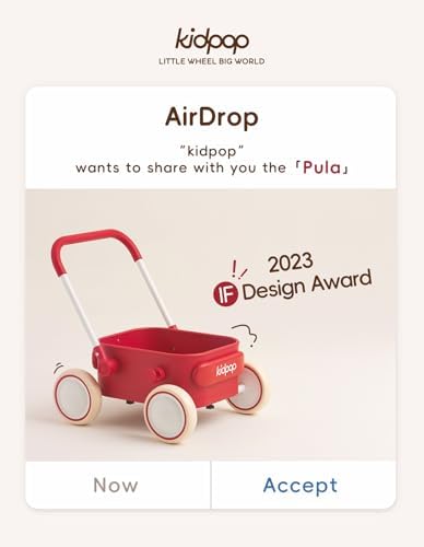 Kidpop PULA Baby Push Walker Green 6-12 Months 1