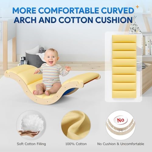 KidsBuddy Pikler Triangle Set with Cushion 9-in-1 1