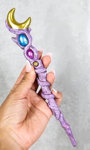Ebros Magic Wand - Celestial Moon Stone Decor