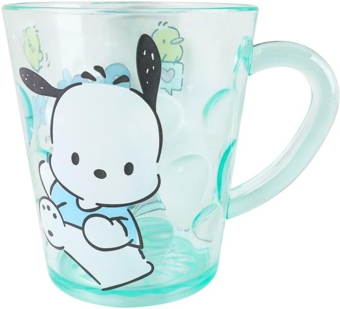 Pochacco Green ABS Cup with Kuromi Design 260ml 1