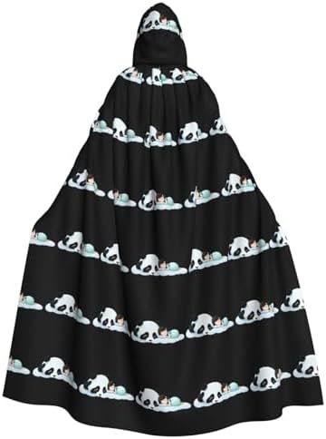 Little Girl Panda Hooded Cloak for Halloween Costume