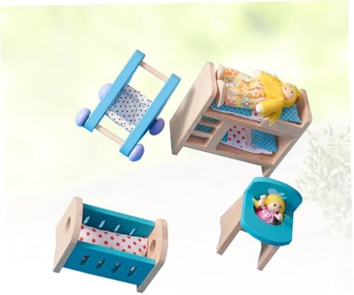 Gogogmee Educational Wooden Mini Furniture Set for Kids