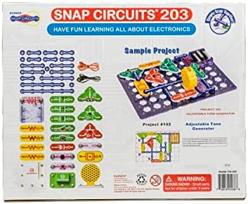 Snap Circuits 203 Electronics Kit 200 STEM Projects