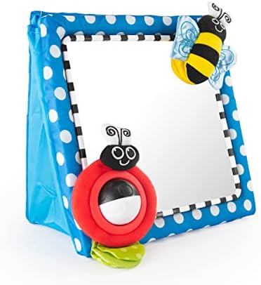 Sassy Tummy Time Floor Mirror for Newborns 0 Months