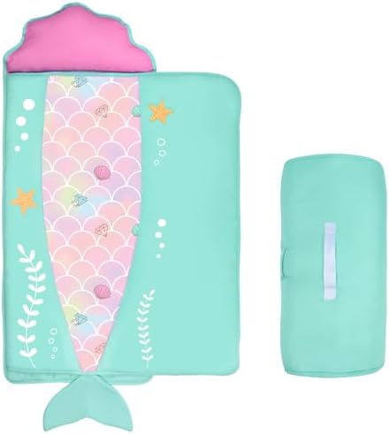Cloele Toddler Nap Mat with Pillow and Blanket