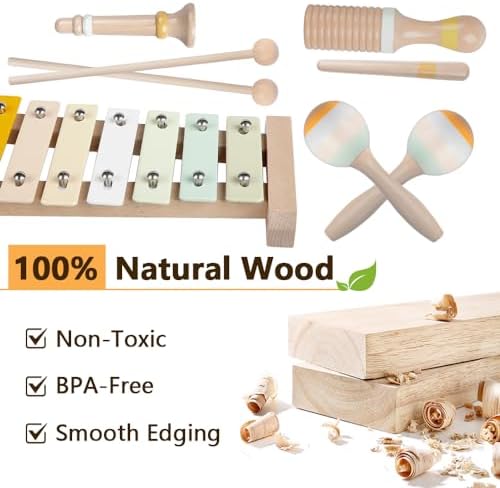 Aliex Baby Musical Instruments Montessori Wooden Set