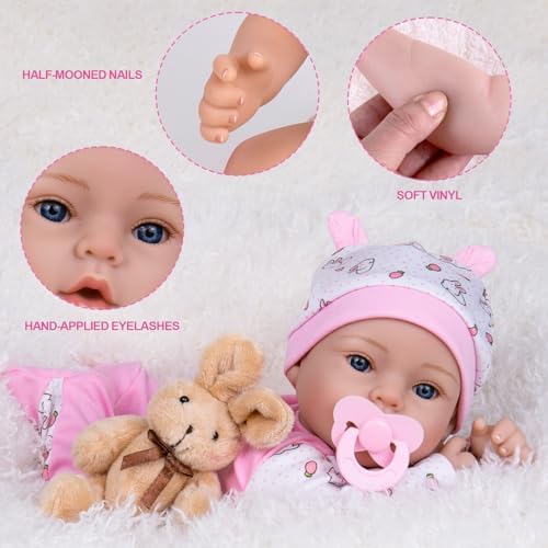 Aori 18 Inch Realistic Reborn Baby Girl Doll