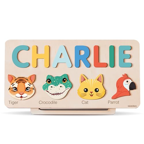 Nevandora Baby Personalized Name Puzzle Toy