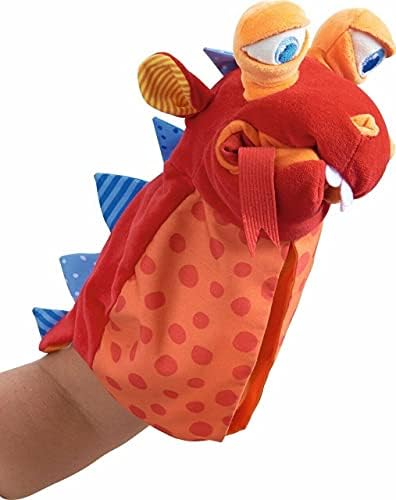 HABA Eat It Up Dragon Hand Puppet for Kids