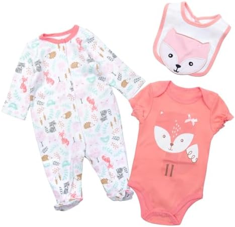 Medylove Reborn Girl Doll Fox Suit 3pcs