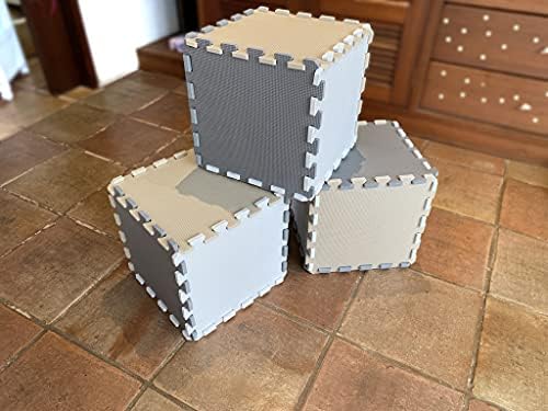 MioTetto Foam Floor Tiles for Kids - Safe Comfortable Play Mat