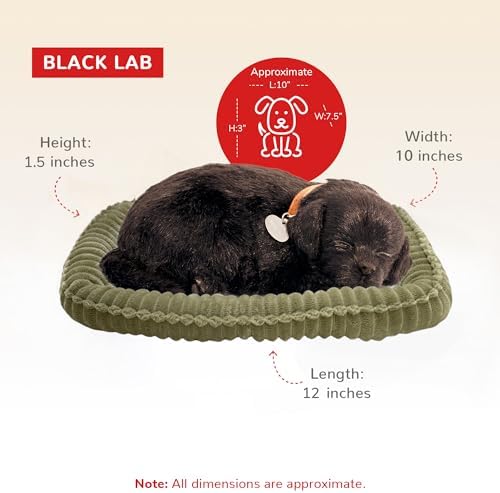Perfect Petzzz - Realistic Black Lab Stuffed Pet Toy 1