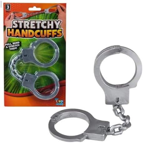 Toy Stretchy Handcuffs - Fun Pretend Play Props