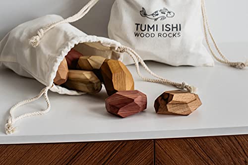 Tumi Ishi 11 Piece Natural Wood Rock Set