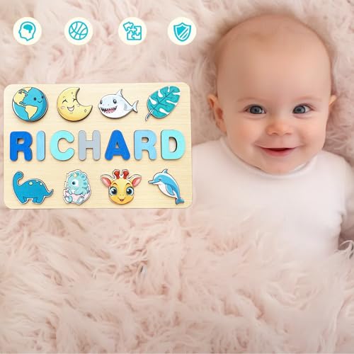 Personalized Name Puzzle for Toddlers 1-3 1