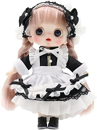 Menolana Ball Jointed Baby Doll for Girls Black