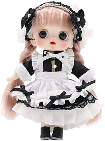 Menolana Ball Jointed Baby Doll for Girls Black