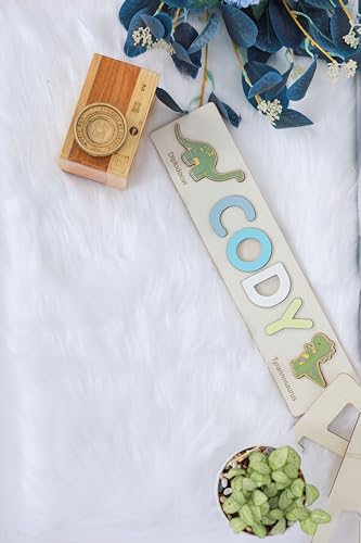 Customized Name Puzzle for Toddlers Wooden Busy Board