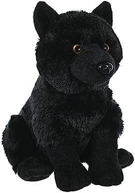 Wild Republic Black Wolf Plush Toy 12