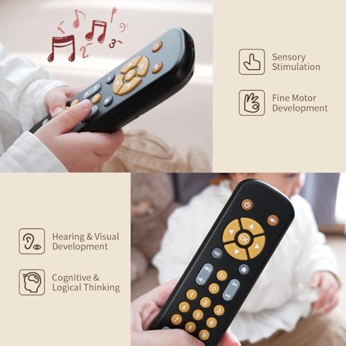 Nueplay Baby TV Remote Control Toy with Light Sound