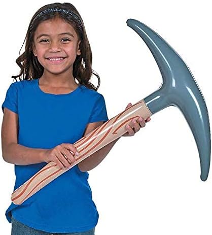 Fun Express Lifesize Inflatable Pickaxe Set of 12