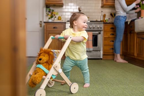 LOVEVERY Buddy Stroller - Wooden Toy for Pretend Play