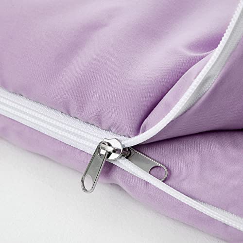 Wake In Cloud Kids Sleeping Bag with Pillow Set - Lilac Purple