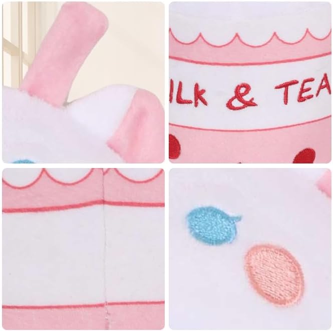 Cekalue 137 Inch Boba Milk Tea Plush Toy