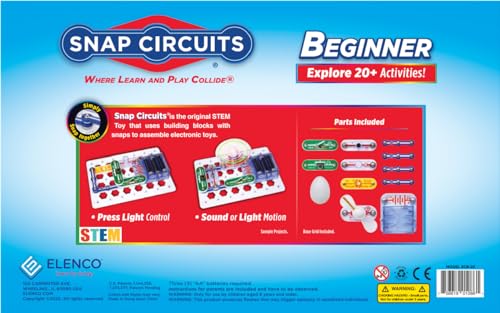 Snap Circuits Beginner STEM Kit for Kids Age 5-9