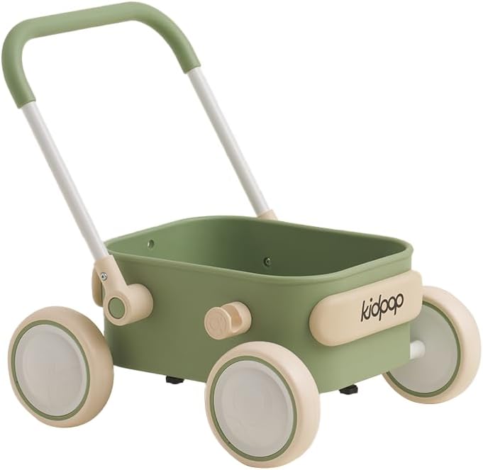 Kidpop PULA Baby Push Walker Green 6-12 Months 1