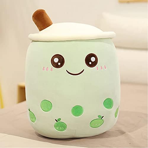 Cute Boba Plushie Pillow with Milk Tea Cup Design