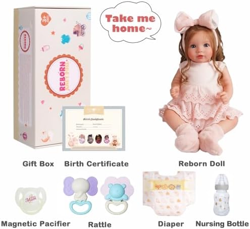 BABESIDE Lifelike Reborn Baby Doll 20 Inch Baby Girl