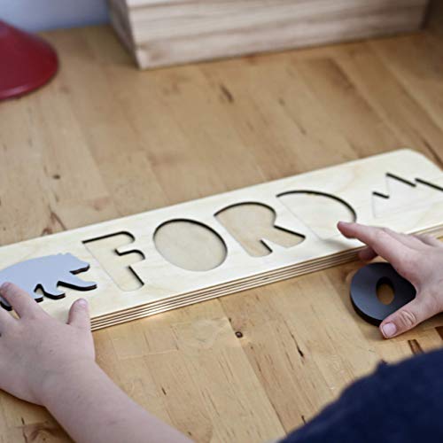 Personalized Wooden Name Puzzle for Kids USA Made