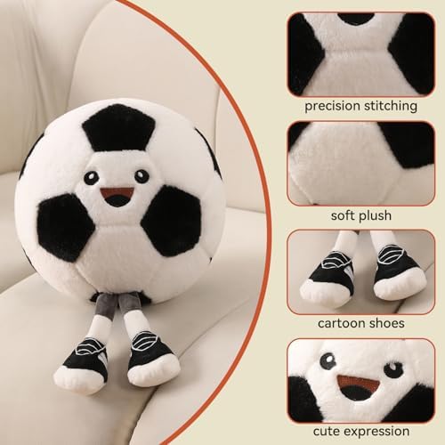 Stepxi Soccer Ball Pillow - Cute Sports Room Decor