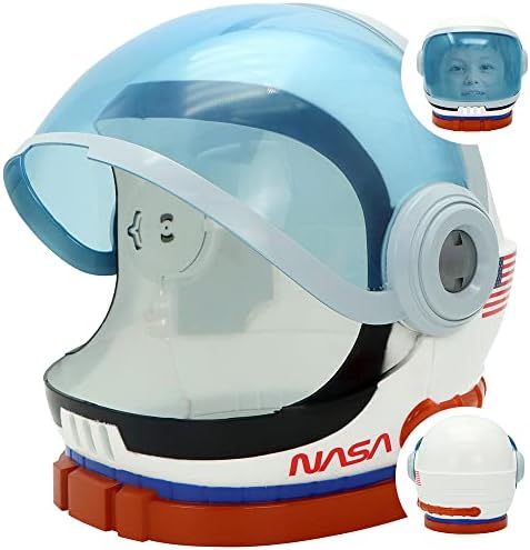 Astronaut Helmet with Blue Visor Rocket Ship Play Tent for Kids