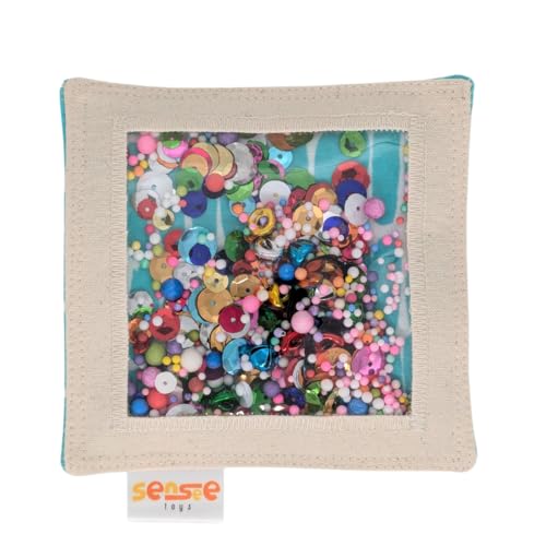 Sensory Toy with Bells Balls and Sequins