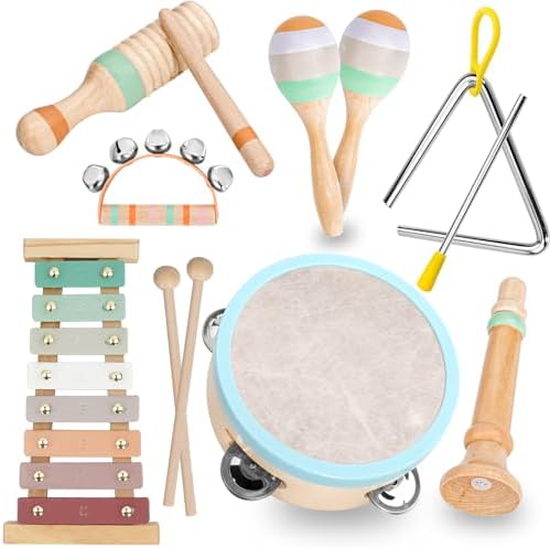 Raimy Musical Instruments Set for Kids 3 with Storage Bag 1