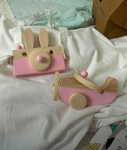 Wooden Airplane Toy for Toddlers Handmade and Natural