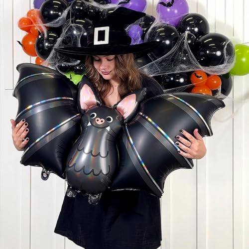 HOUSE OF PARTY 40 Inch Halloween Bat Foil Balloons Set