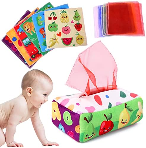 YOGINGO Baby Tissue Box Toy Montessori 6-12 Months