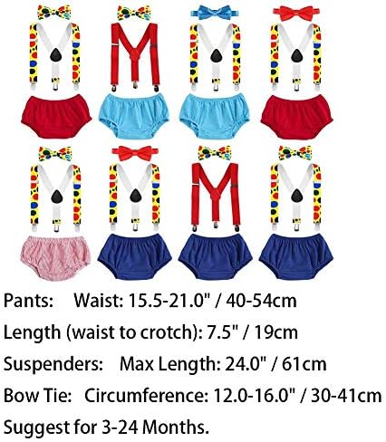IDOPIP Baby Boys Circus Costume 1st Birthday Set