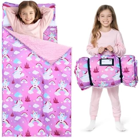 Joiedomi Toddler Nap Mat with Pillow and Blanket 1