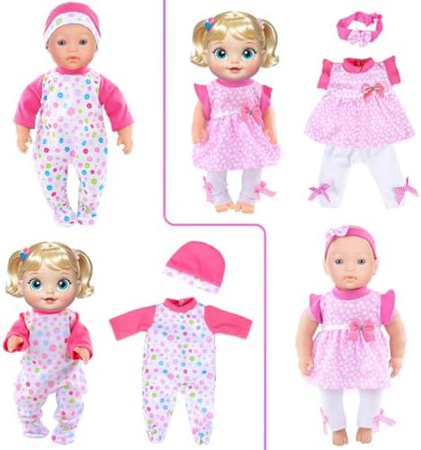 iBayda 10 Sets Baby Doll Clothes Accessories
