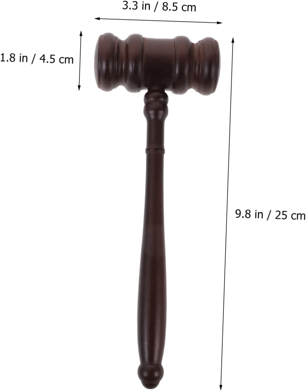 Veemoon Wooden Gavel Judge Hammer for Kids