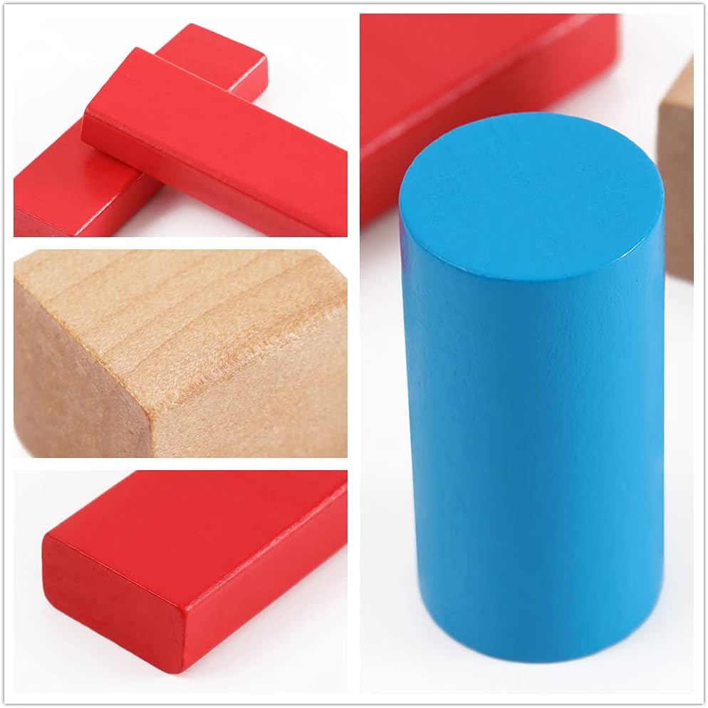 Hape Maple Wood Stacking Blocks Educational Toy Set for Toddlers