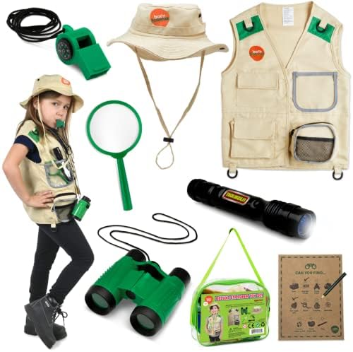 Born Toys Kids Explorer Costume Set 3-in-1