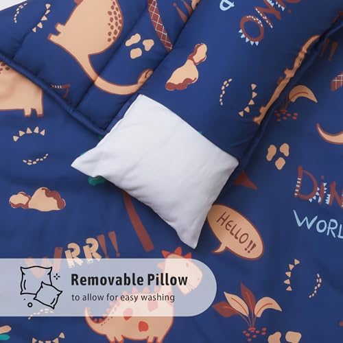 MORAIS Toddler Nap Mat with Pillow and Blanket