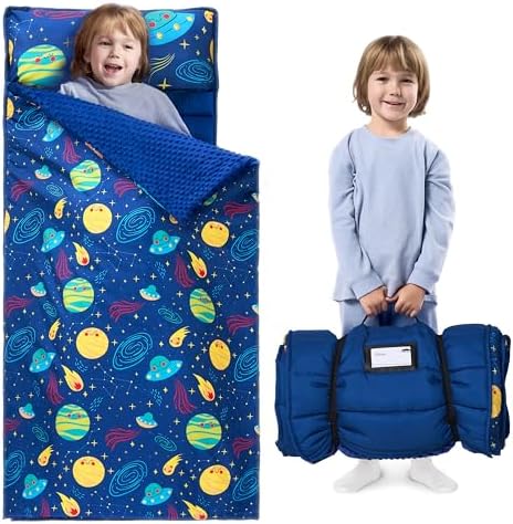 Joiedomi Toddler Nap Mat with Pillow and Blanket