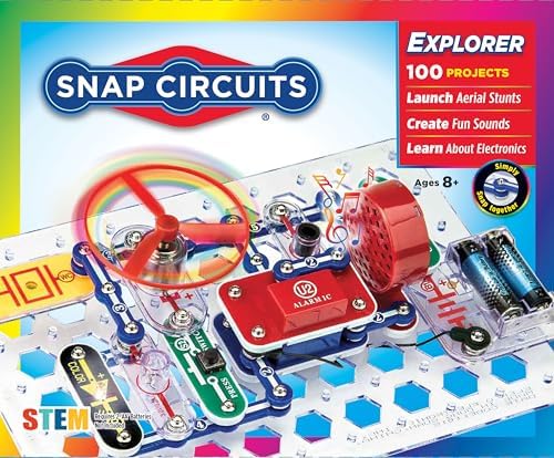 Snap Circuits Jr SC-100 Electronics Kit for Kids 8