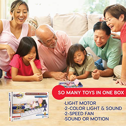 Snap Circuits Beginner STEM Kit for Kids Age 5-9